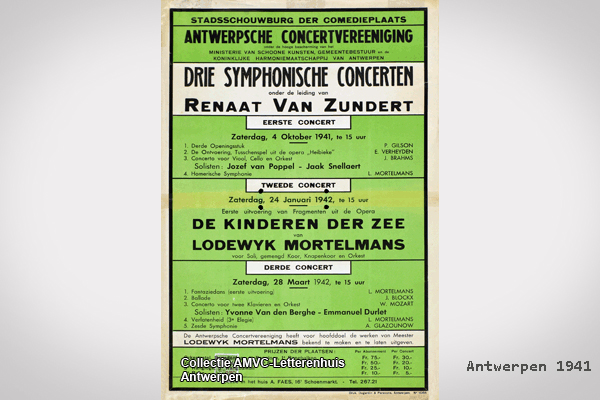 Poster 1941 Antwerpen