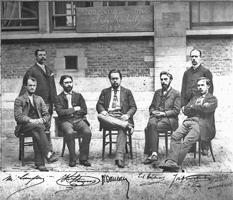 1893 De deelnemers aan de Grote Prijs van Rome